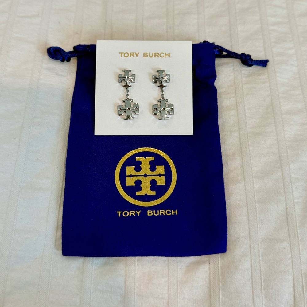 Tory Burch Silver Stud Earrings